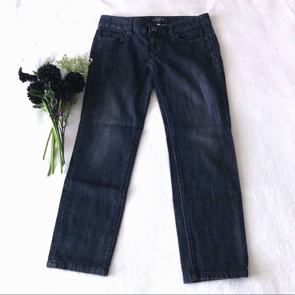Ann Taylor LOFT Modern Capri Jeans Size 2 Blue